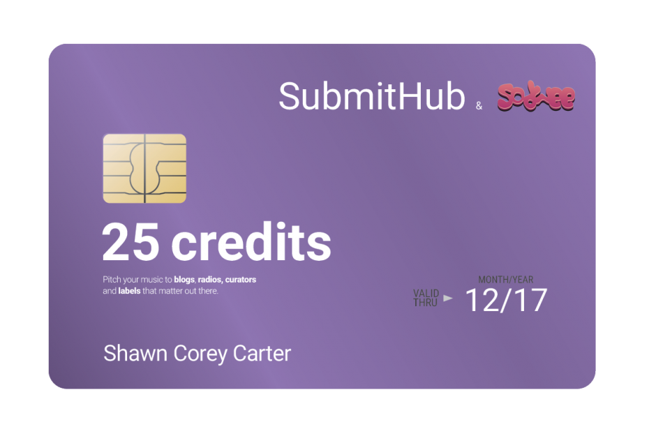 1st Prize - 25 Premium Credits to use on SubmitHub